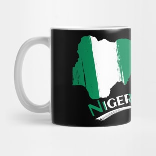 Nigeria T shirt Mug